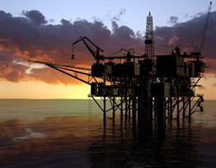 bigstock-Oil-Rig-at-late-evening-17397563